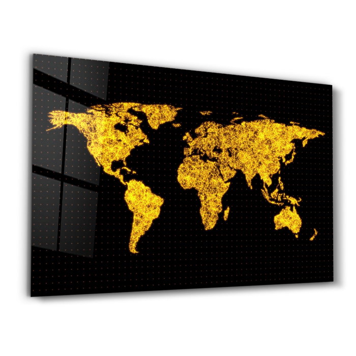 Wallity CAM-5072 Pintura Decorativa de Vidrio Templado 70 x 110 cm